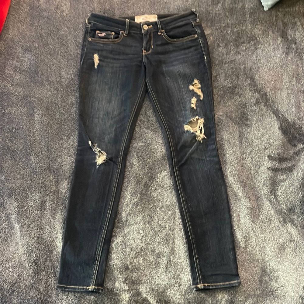 Hollister skinny jeans size 3S/26 gently used